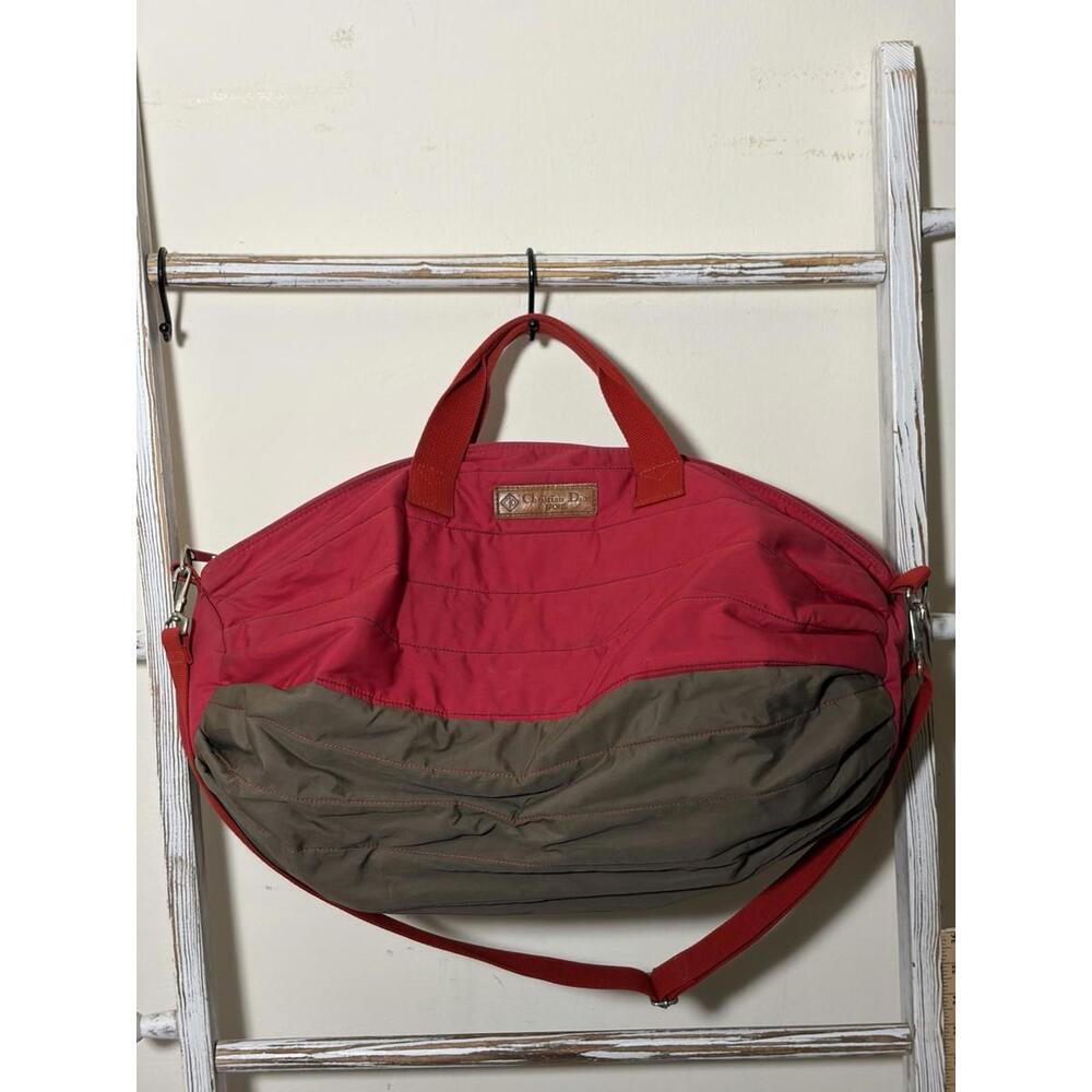 Vtg Dior Sports Boston Bag, Puffy Blimp Cut, Weird+Wonderful